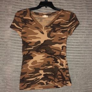 Forever 21 Brown army shirt